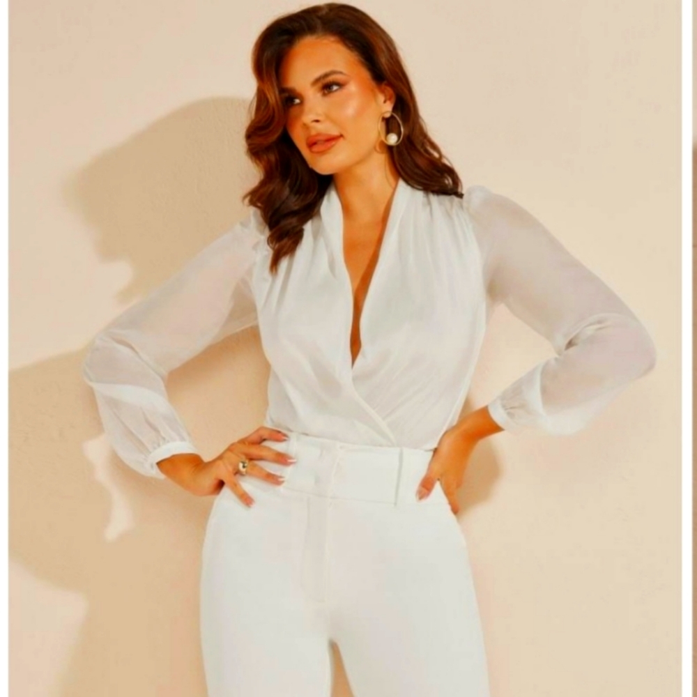 Daria Long Sleeve Bodysuit Size S